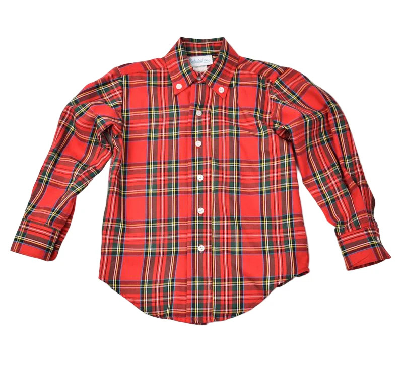 Funtasia Too Plaid Button Down Shirt | JoJo Mommy