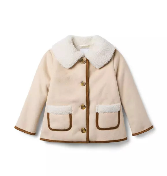 The Sherpa Trim Coat | Janie and Jack