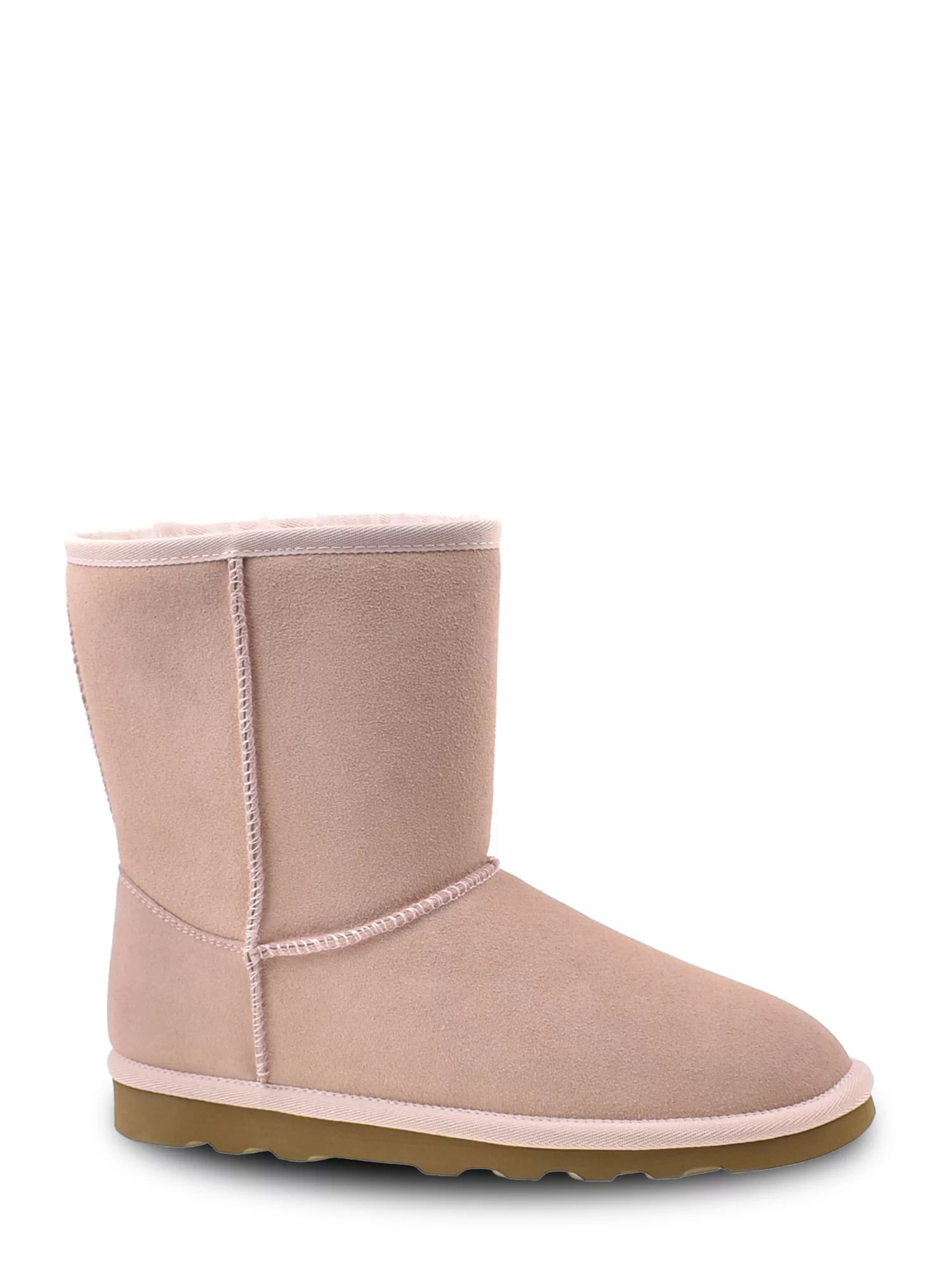 Time and Tru Women's Genuine Suede Boots - Walmart.com | Walmart (US)