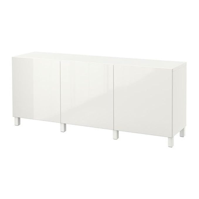Ikea Storage combination with doors, white, Selsviken high-gloss/white 18204.112926.638 | Amazon (US)