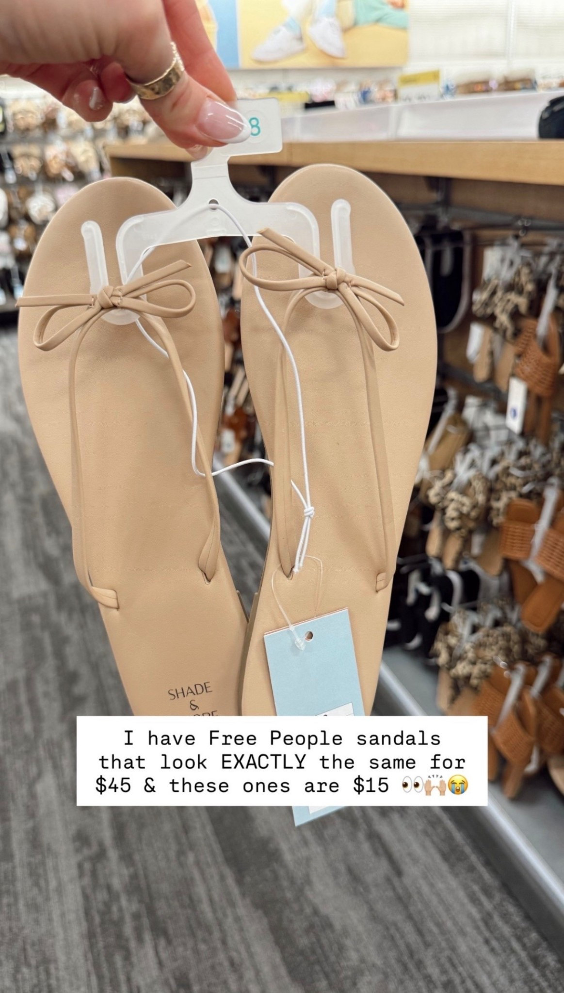 🤍 I am SHOOK! These sandals look identical to the FP pair I gave for $15 instead of $45. I linked the Walmart pair as well. Bow sandals are on trend for this year, they are EVERYWHERE 👀✨🫢

#LTKTravel #LTKootd #LTKmomlife