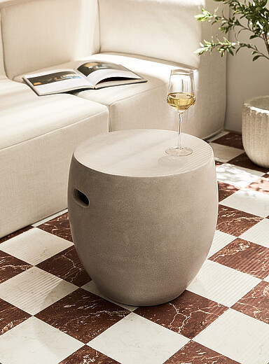 Fiber cement side table | Simons