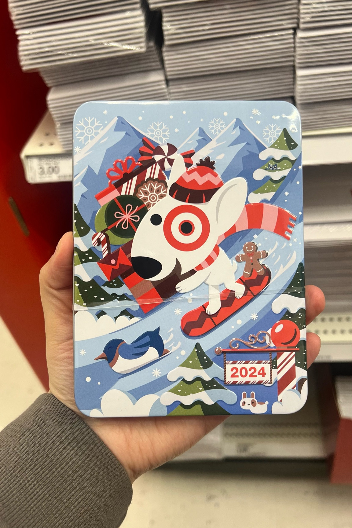 Tin Bullseye Snowboarding Christmas Gift Card Holder - Wondershop™​​​​​​​

#LTKSeasonal #LTKHoliday #LTKGiftGuide