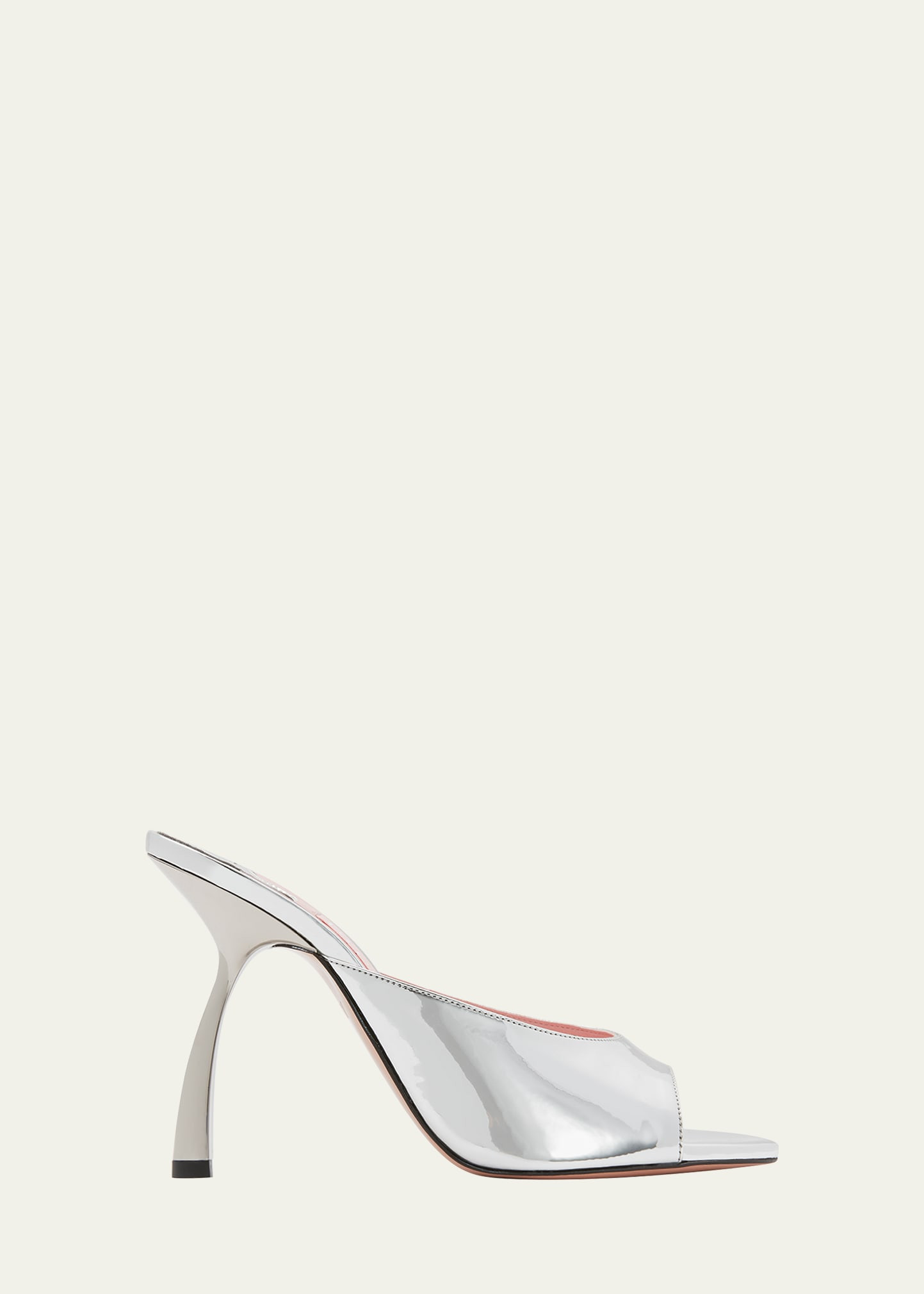 Piferi Tiana 85mm Vegan Mirror Mules | Bergdorf Goodman
