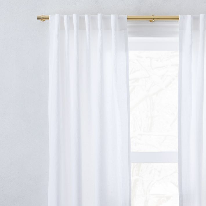 European Flax Linen Blackout Curtain | West Elm (US)