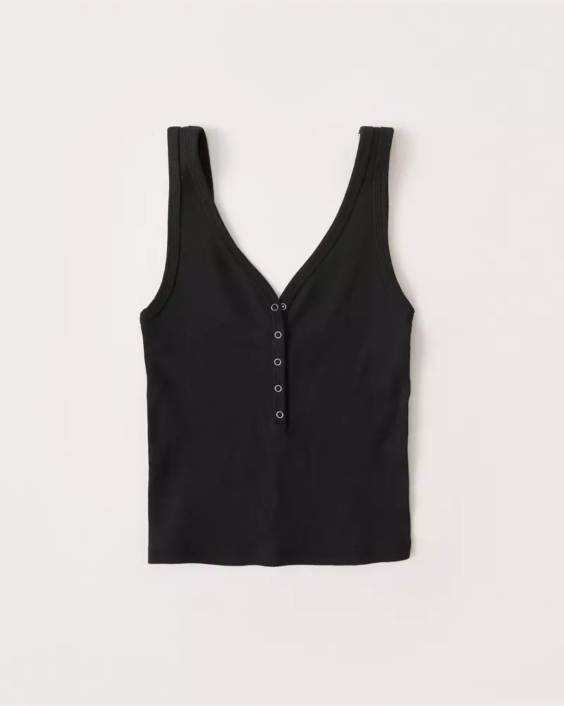 Slim-Fit Henley Tank Top | Abercrombie & Fitch (US)