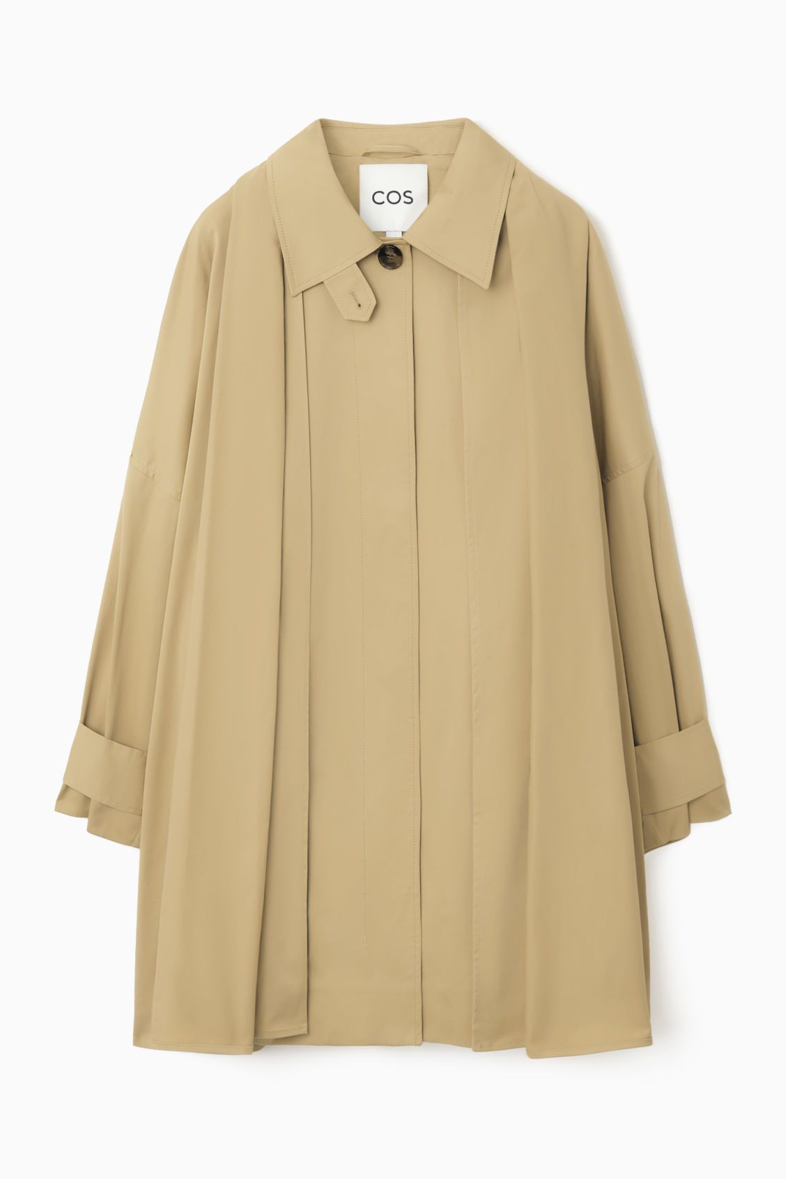 OVERSIZED SCARF-DETAIL TRENCH COAT - BEIGE - Coats and Jackets - COS | COS (US)