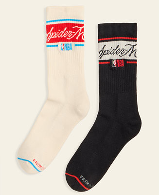 Adult's Spider-Man 2-Pk. Knit Socks, Macy's Exclusive | Macy's