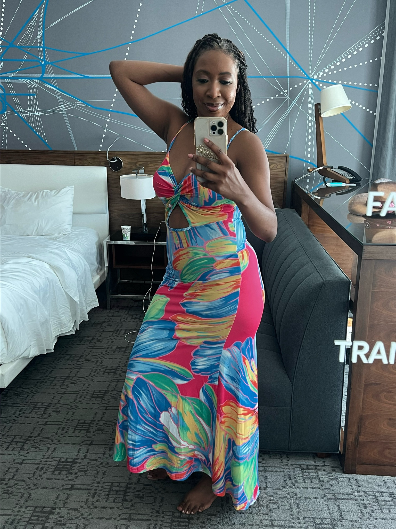 Turning up the heat in this sizzling tropical maxi dress. 🔥 Who's ready for some summer vibes? 

#VacayReady #SummerOutfit #MaxiDress

#LTKSaleAlert #LTKSeasonal #LTKOver40