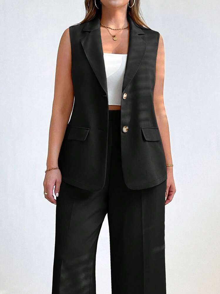 Plus Blazer Vest | SHEIN