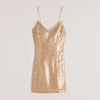 Sequin Slip Dress | Abercrombie & Fitch (US)