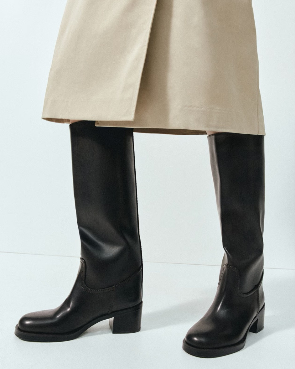 Chocolate brown knee high boots

#LTKSeasonal