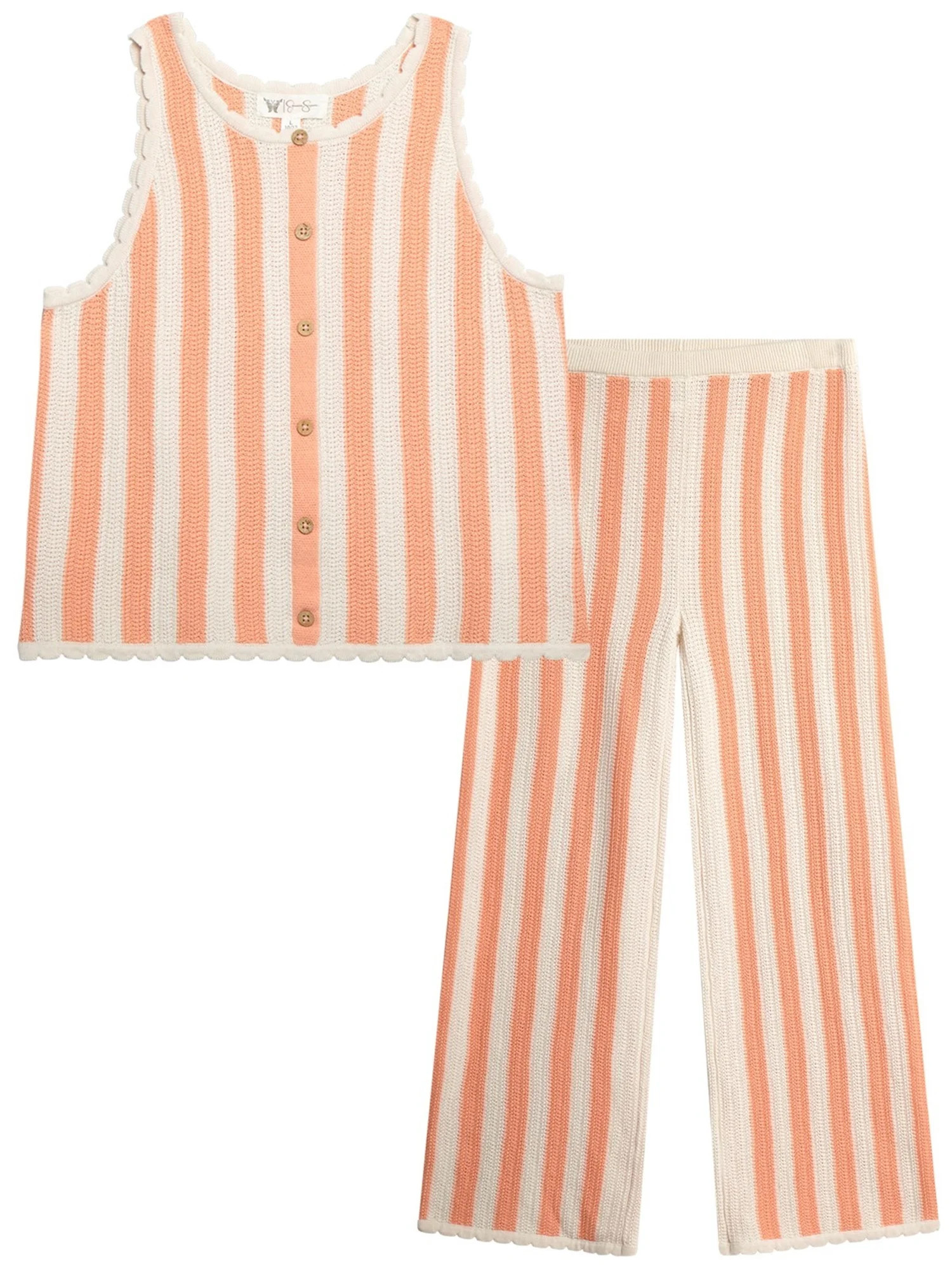 Jessica Simpson Girls' Crochet Pant Set, Sizes 4-16 | Walmart (US)