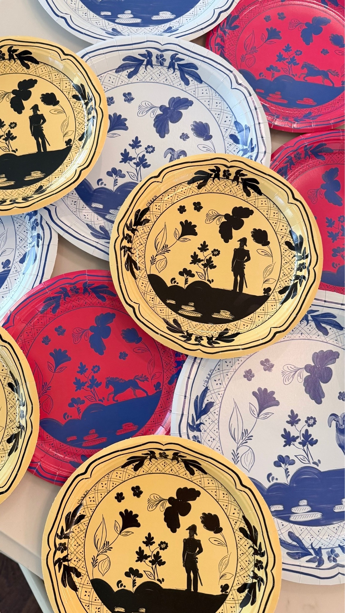 Game day paper plates! #gameday #football #tailgate