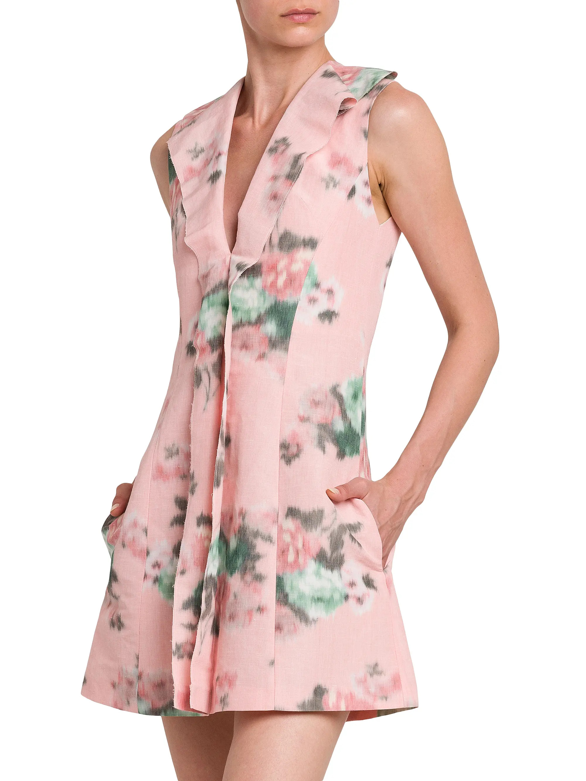 Floreal Taffeta minidress | Saks Fifth Avenue