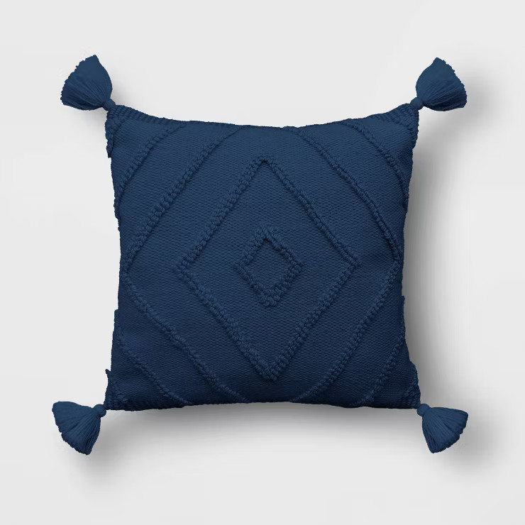 Diamond Tufted Outdoor Throw Pillow - Threshold™ | Target