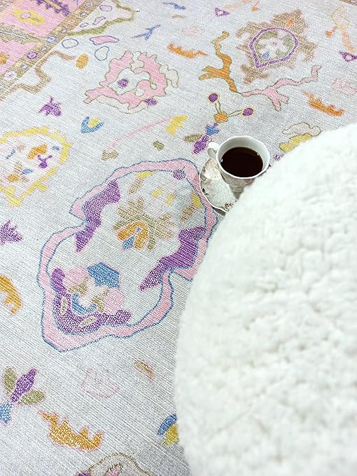 Modern Oushak Rug, Vintage Turkish Colorful Oriental Antique Inspired Area Rugs, Luxury Living Ro... | Amazon (US)