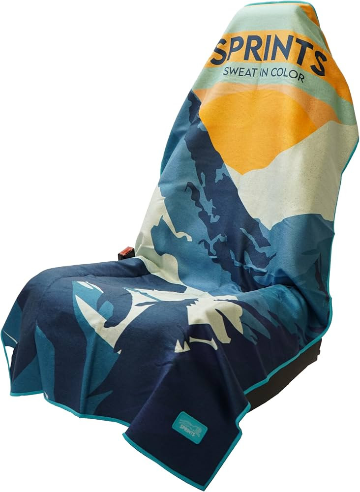 Sprints Athletic Running Towel, Full-Sized, Car Seat Cover - Moisture Wicking (Sasquatch) | Amazon (US)
