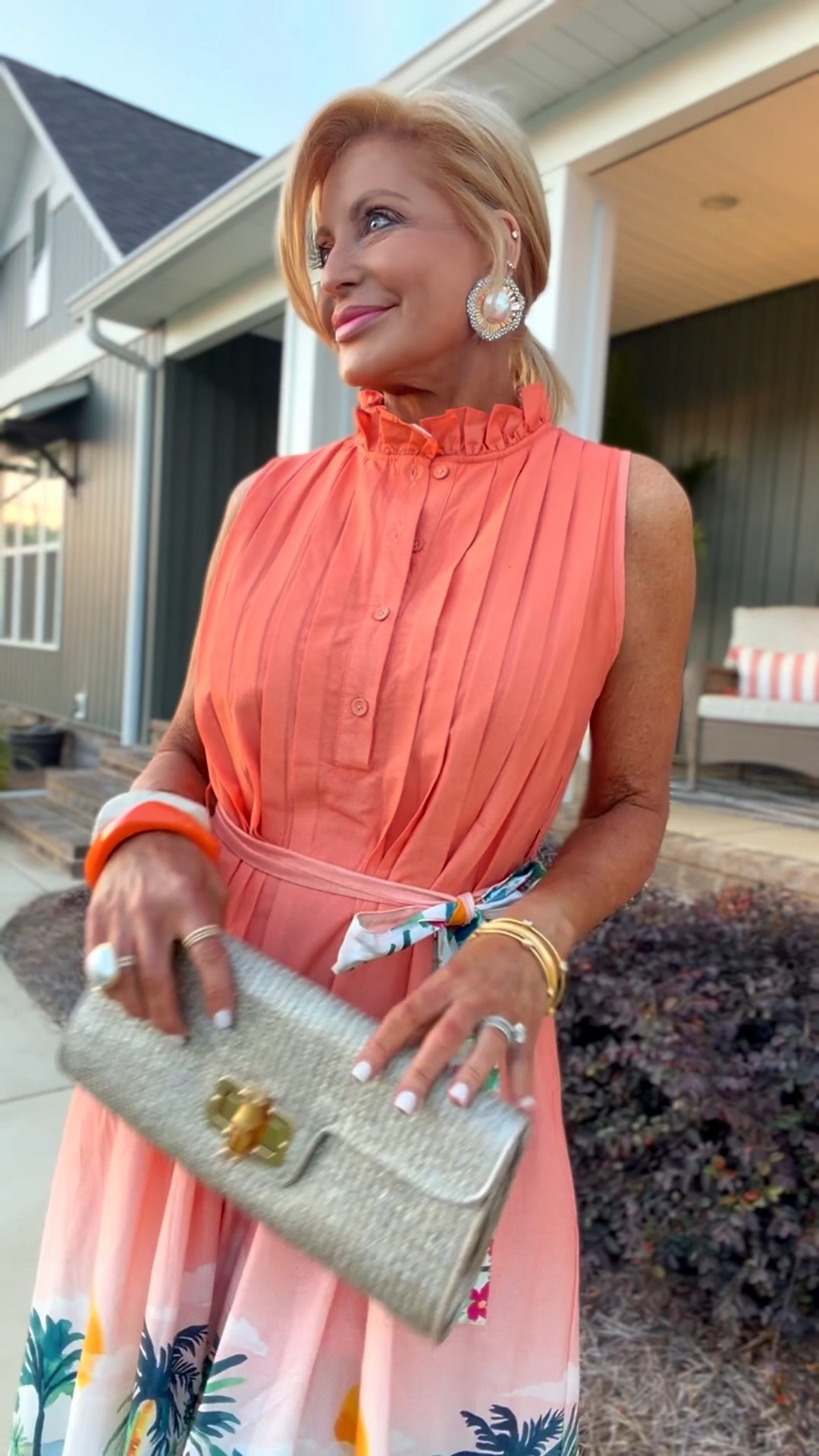 I love this dress so much & the beautiful pattern drew me in.  It’s perfect for warm weather & also for Mothers Day or graduations.  I’m wearing a small which is a 2/4  

#LTKvlog #LTKMothersDay #LTKSeasonal