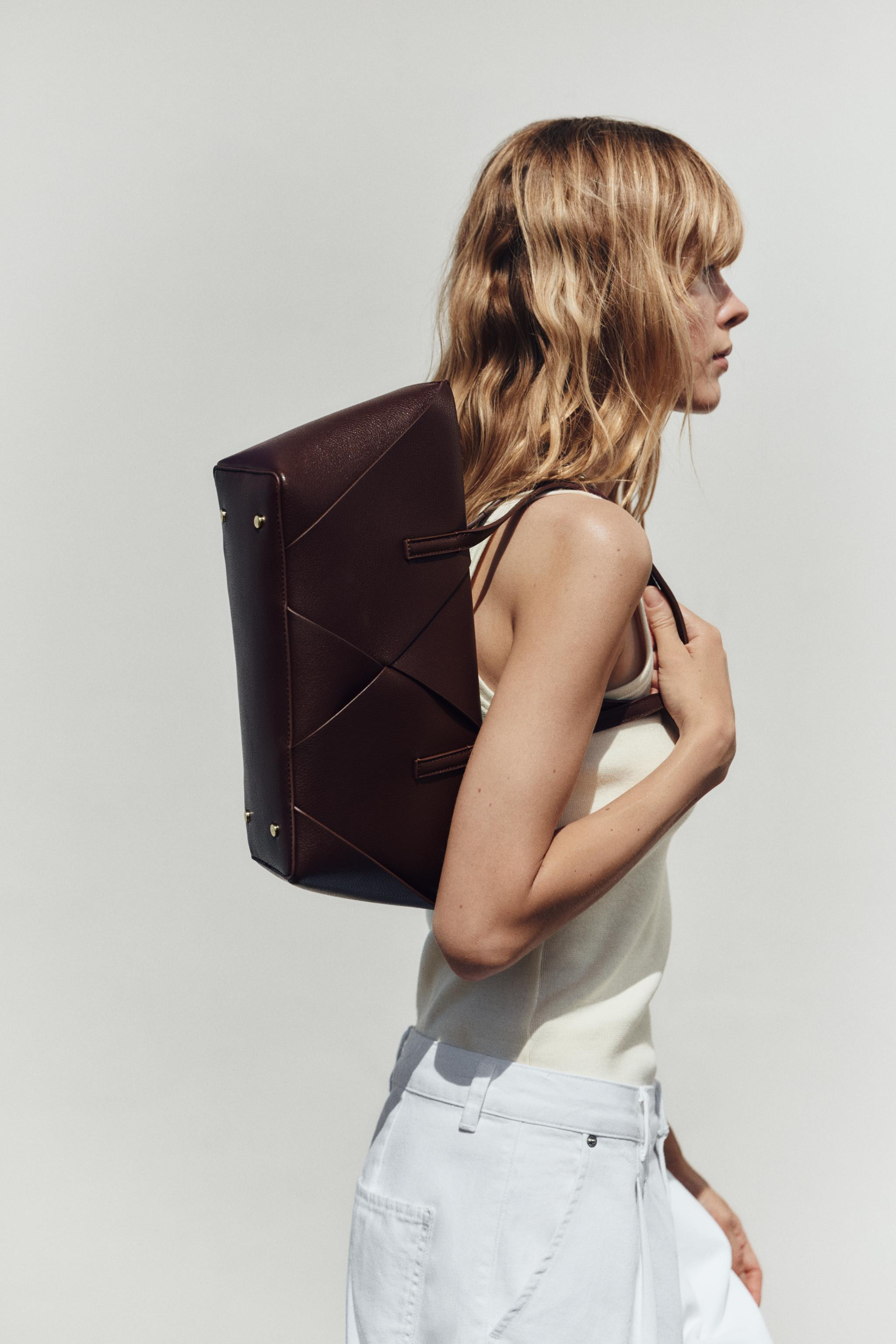 WOVEN ELONGATED BAG | Zara US