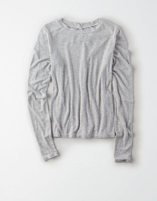 AE Long Sleeve T-Shirt | American Eagle Outfitters (US & CA)