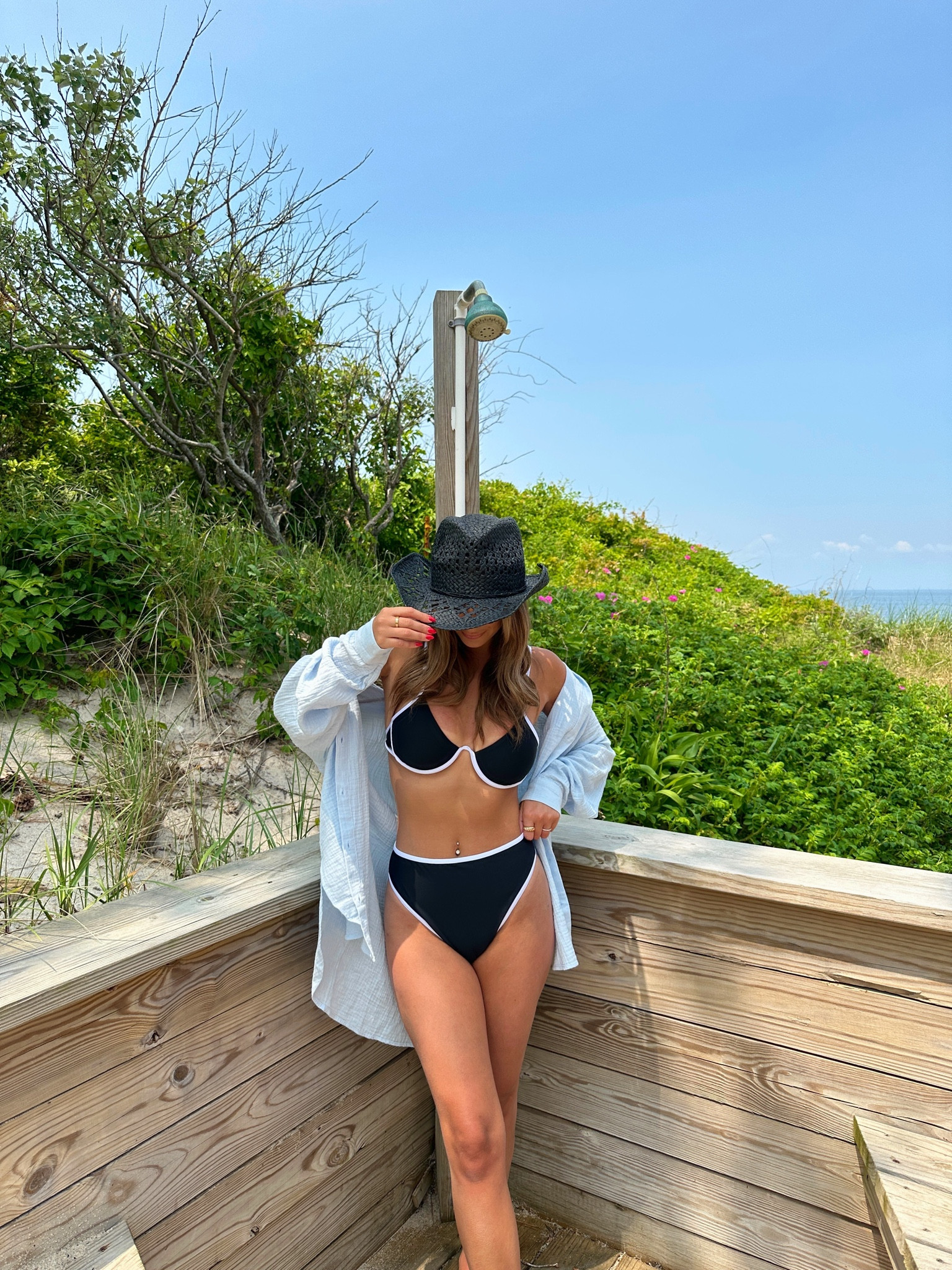 bikini, button up, cowgirl hat



#LTKstyletip #LTKswim #LTKunder50
