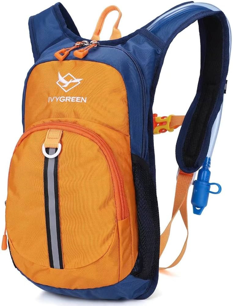 Ivygreen Kids Hydration Backpack, Hiking Backpack for Boys or Girls with 1.5L Water Bladder | Amazon (US)