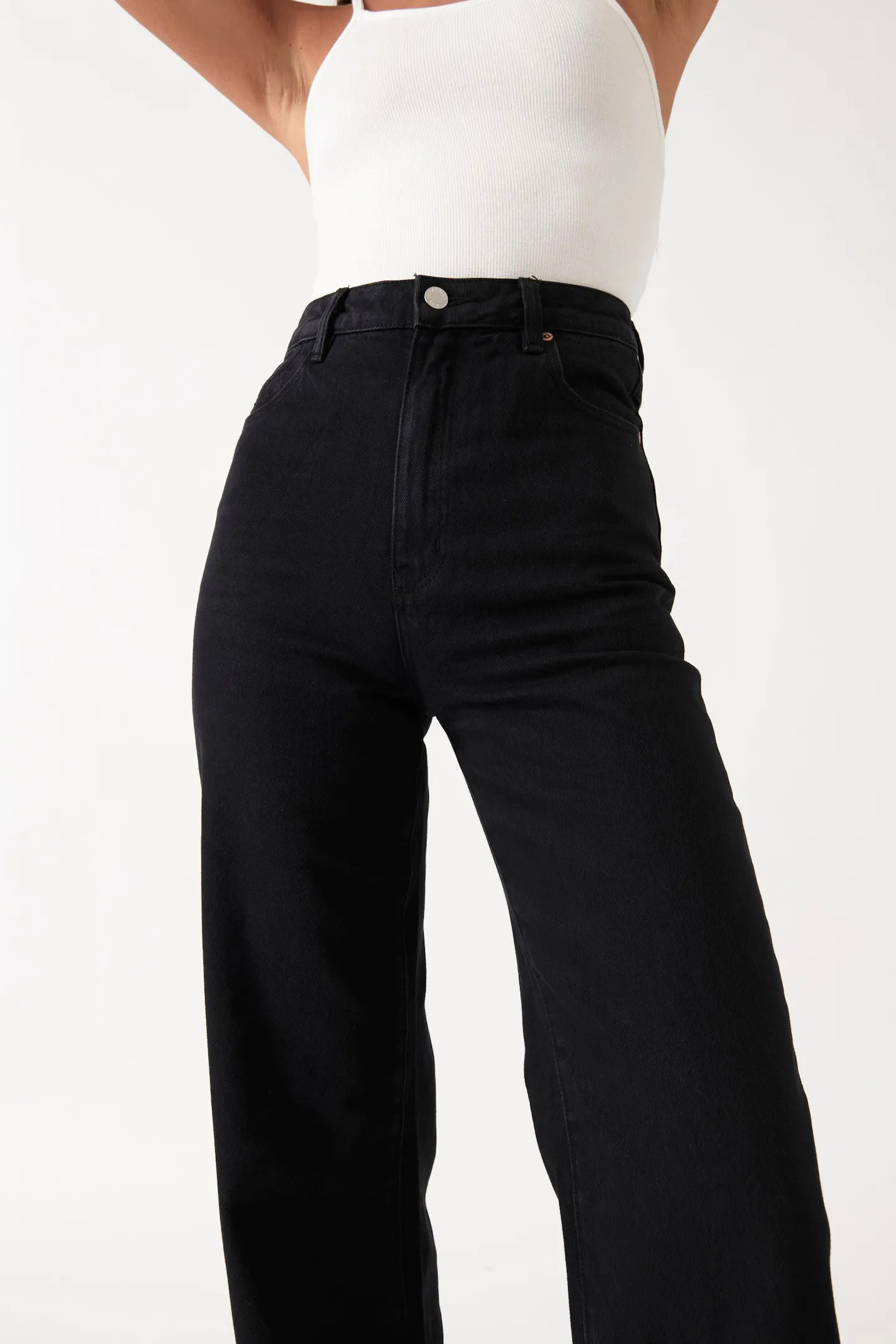 Buy Heidi Jean - Jet Black Online | Rollas Jeans | Rolla's Jeans APAC