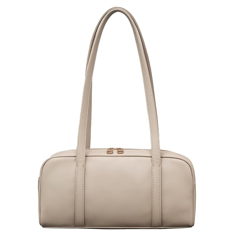 Swing Bag Shoulder Bags Purses for Women Vegan Leather Small Handbags with Zipper | Amazon (US)
