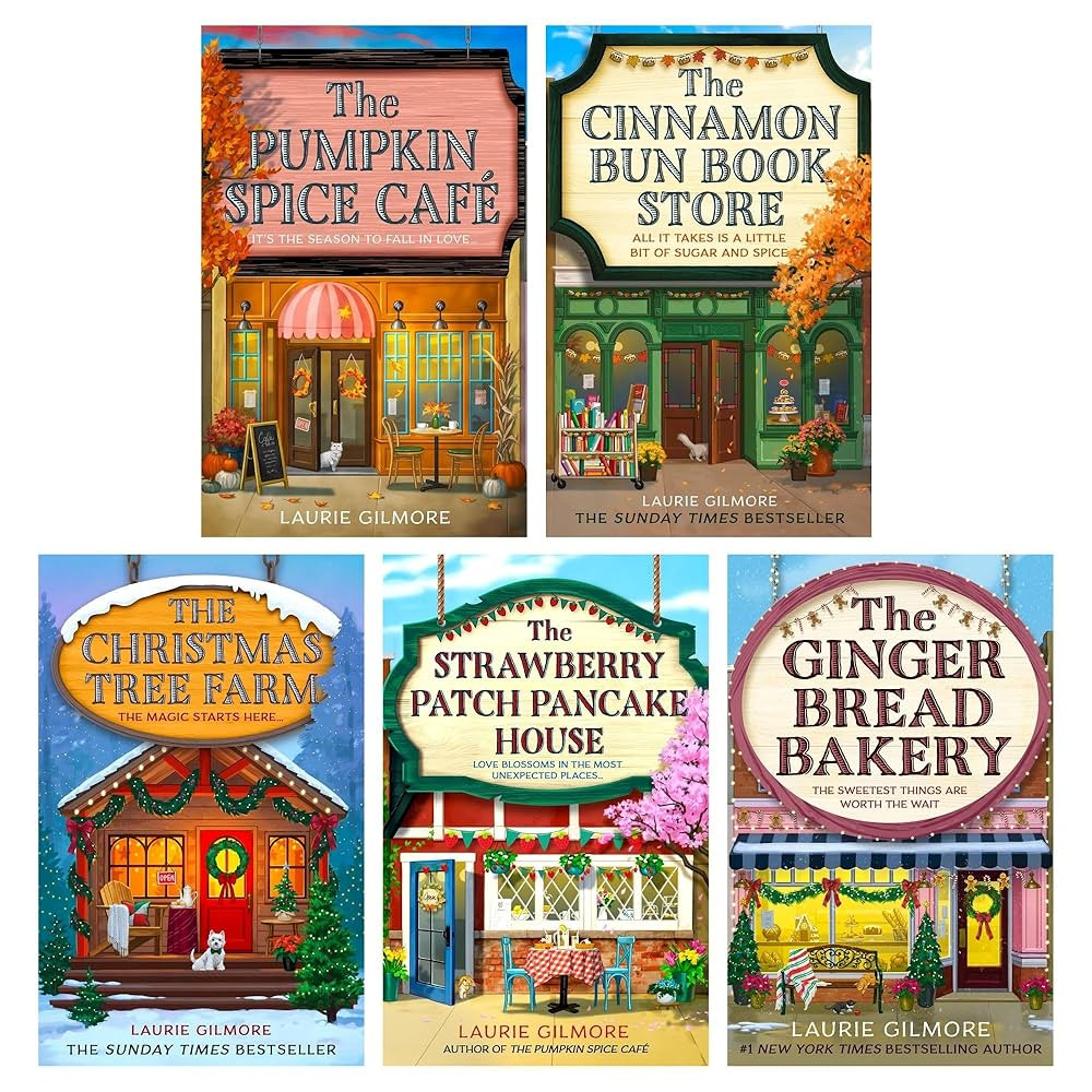 Dream Harbor Series 5- Book Collection: the Pumpkin Spice Café Coloring Book, the Cinnamon Bun B... | Amazon (US)