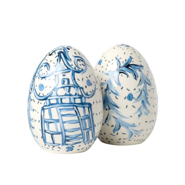 Chinoiserie Decorative Egg - Set of 2 | Cailini Coastal