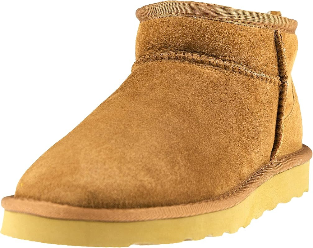 LBYCCO Genuine Australia Sheepskin Snow Winter Boots for Women, Classic Shearling Outdoor Winter Boo | Amazon (US)