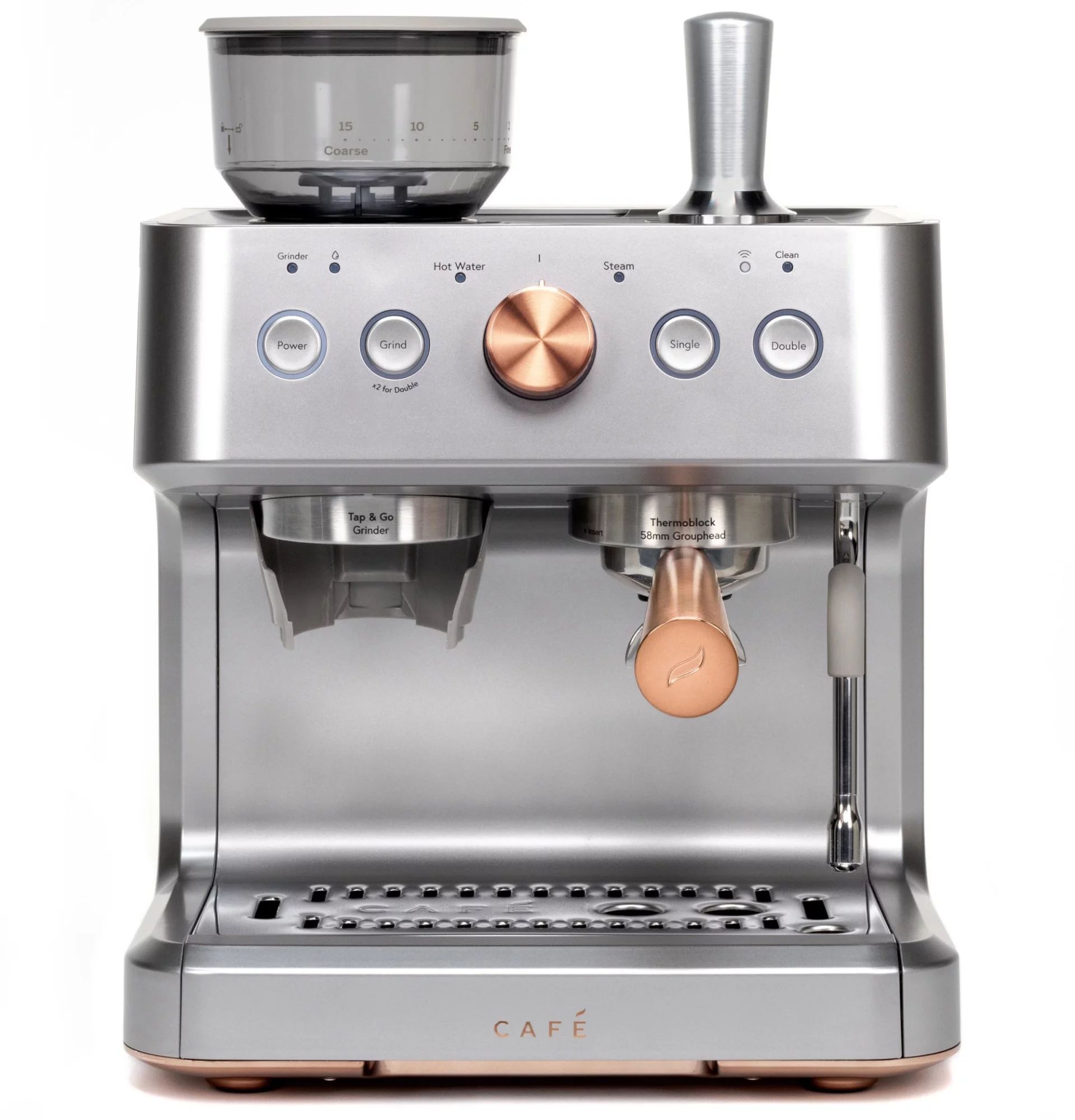 Café Bellissimo Semi Automatic Espresso Machine + Milk Frother | WiFi Connected, Smart Kitchen E... | Walmart (US)