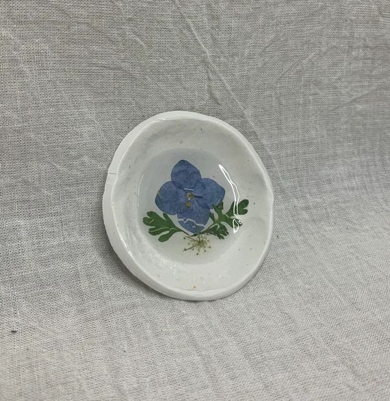 Small Ring Dish Real Pressed flowers encouragement Gift for | Etsy | Etsy (US)