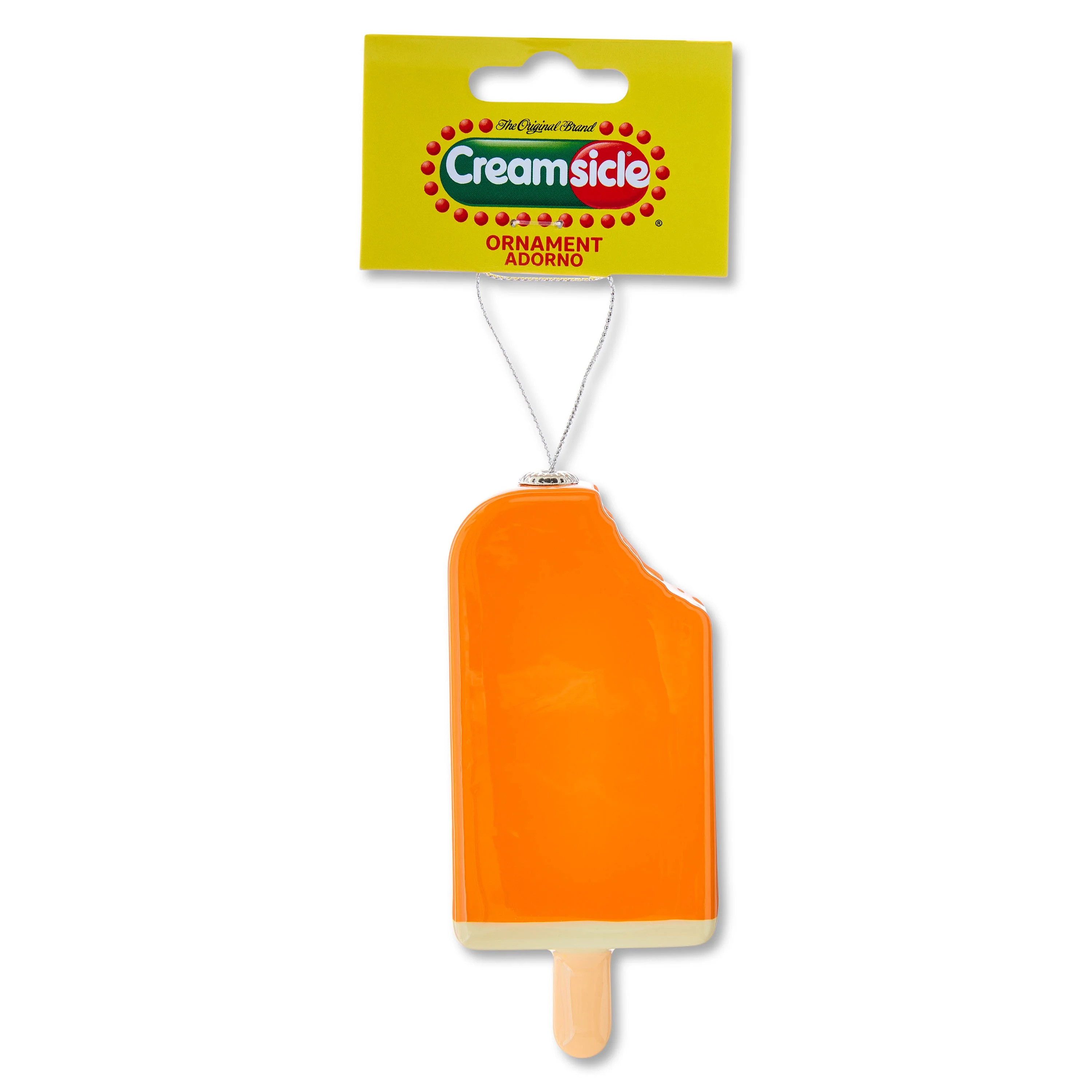 Popsicle Creamsicle Christmas Ornament, 4 Inches Tall, Orange and White, Plastic, Collectible, by... | Walmart (US)