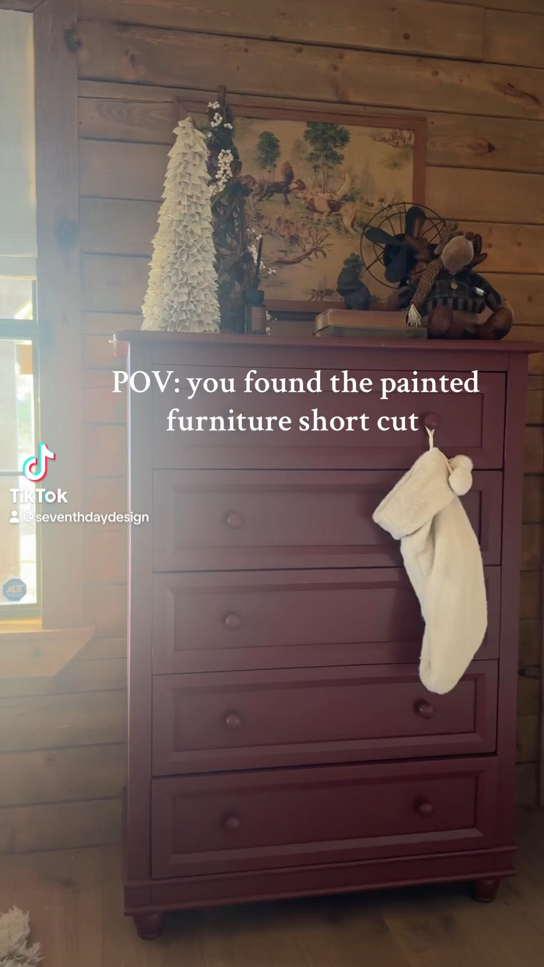 The painted furniture short cut! This paint went on an unsanded and barely dusted dresser with a less than perfect application and it looks sprayed! I even took an old crusty make up brush to the legs when I realized I forgot to paint them and we were moving in 😅 you’d never know! I’m convinced there’s no other way to paint furniture again and this paint saved me hours sanding! 



#LTKHome