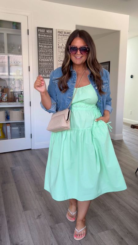 Dress, large
Denim jacket, xl
Shoes, tts

Spring outfit, summer outfit, dresses, mom style inspo, sandals, jean jacket, country concert outfit, Mother’s Day, what to wear to brunch, date outfit, graduation, target find

#LTKStyleTip #LTKVideo #LTKMidsize