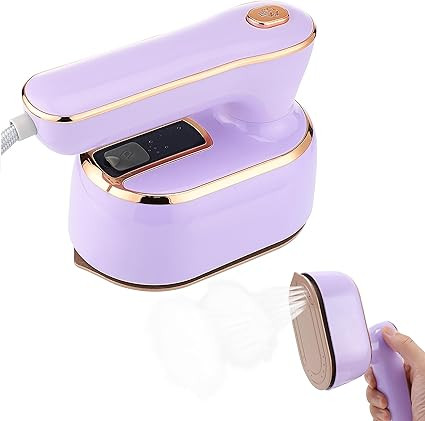 Micro Steam Iron, Travel Steamer for Clothes Portable Mini Steam Iron, 1000W Handheld Steamer Sup... | Amazon (US)