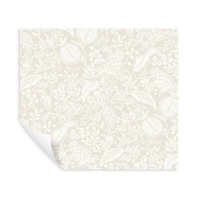 Pomegranate White Peel and Stick Wallpaper | Wayfair North America