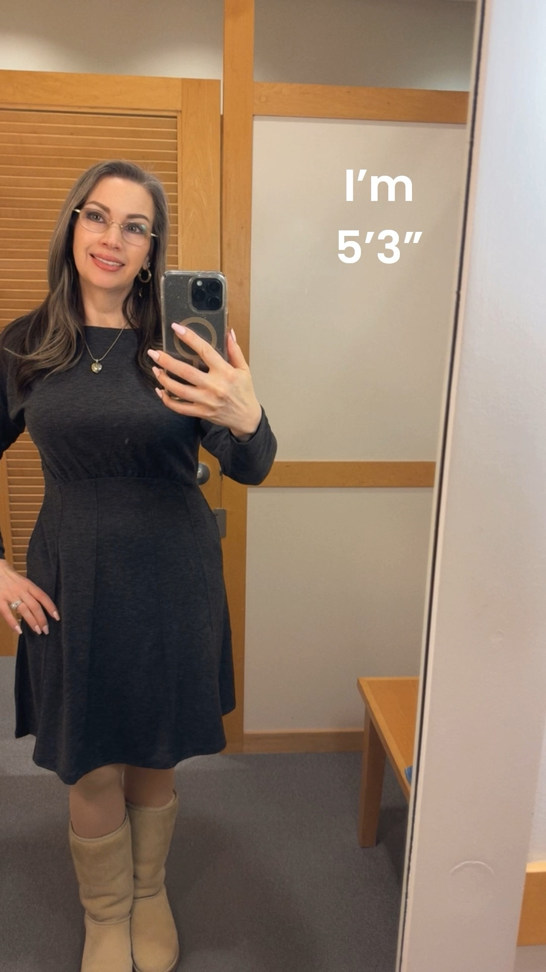 Wearing the comfortable and soft sweatshirt dress from LOFT to work. 

#LTKootd #LTKFindsUnder50 #LTKmomlife