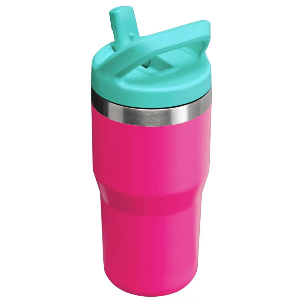 Stanley 20 oz Stainless Steel Ice Flow Go Flip Straw Tumbler Passion | eBay | eBay US