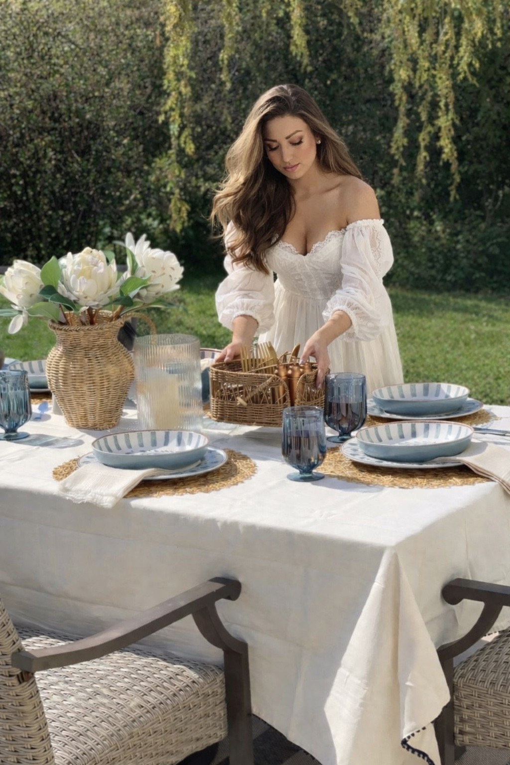 Hi! I’m Crystal and I love to style
my home with affordable finds that feel high end. 
This European garden-inspired tablescape was styled with Walmart pieces, chosen for their timeless shapes, natural textures, and that collected-over-time feeling. Nothing fussy.
Nothing trendy. Just effortless beauty that invites people to linger a little longer.
FOLLOW @crystalhausoftreasures if you're drawn to homes that feel warm, romantic, and lived in🍋🌿
#NancyMeyersStyle #EuropeanGarden #AlFrescoLiving #SpringDecor #walmarthome

#LTKdayinmylife #LTKSaleAlert #LTKHome