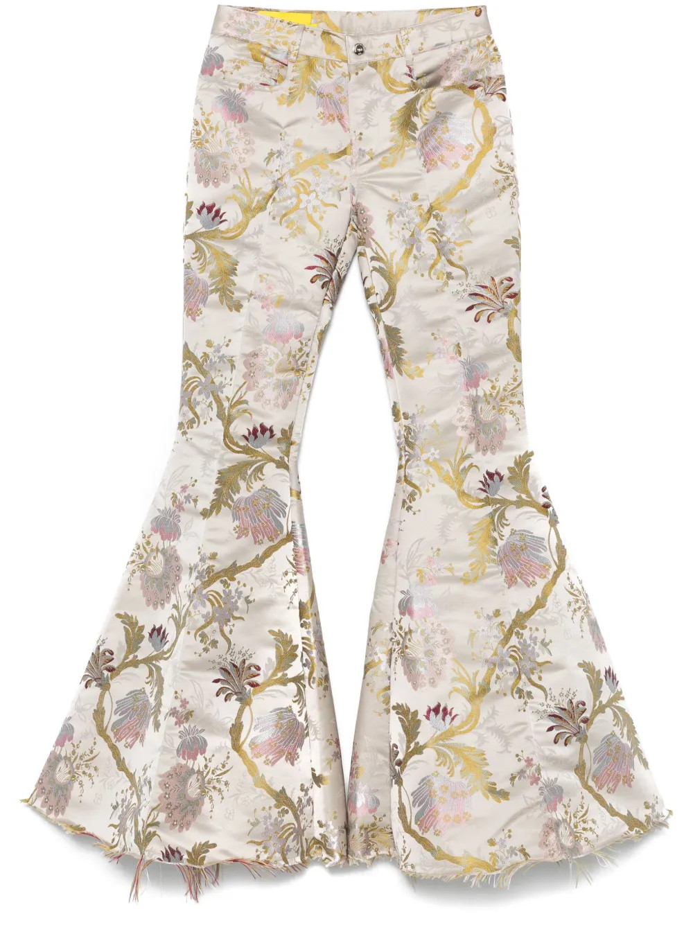 Marques'Almeida Flared Trousers | Grey | FARFETCH | Farfetch Global