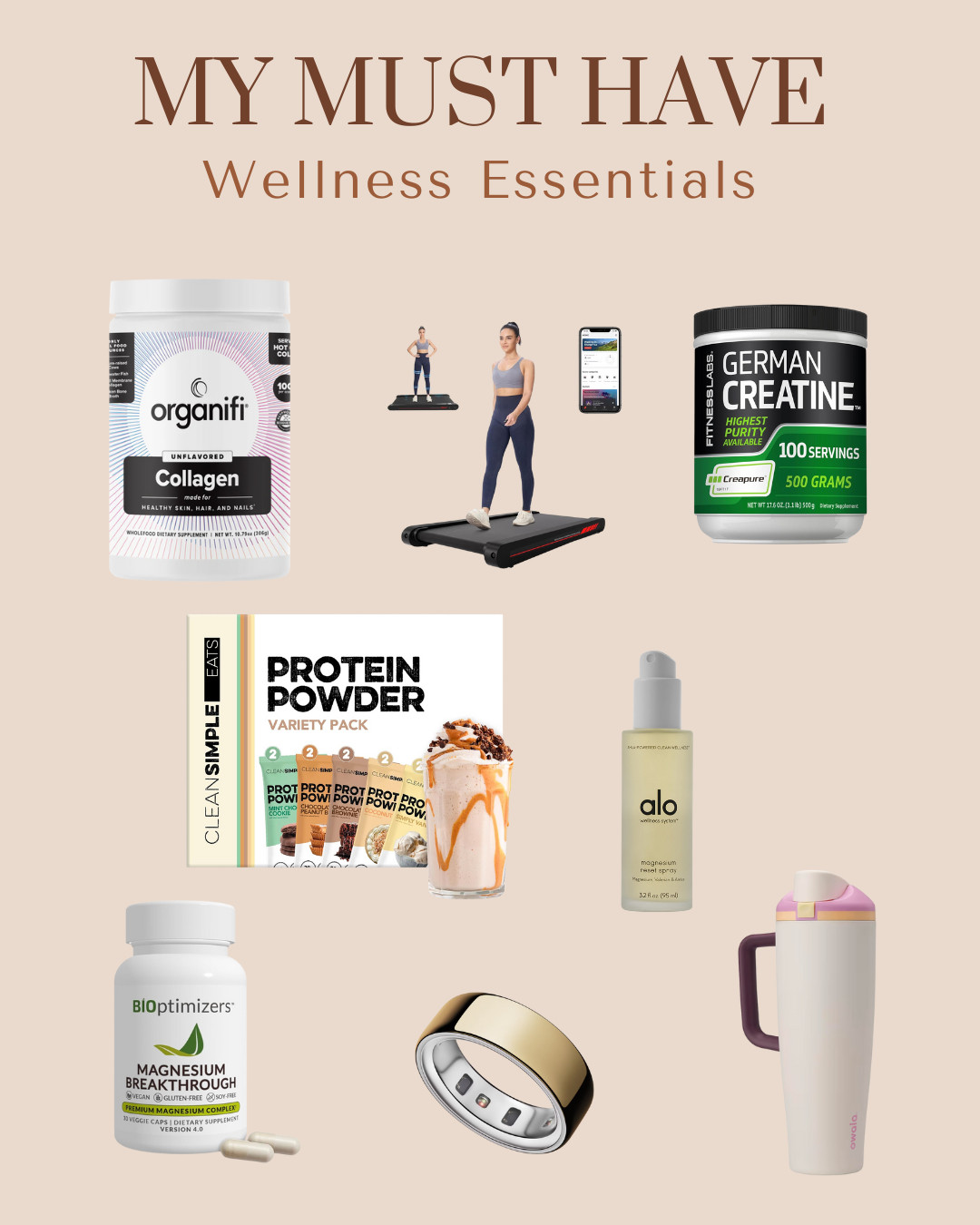  Mine must have wellness essentials ✨

 

#LTKfitnessgoals #LTKOver40 #LTKmorningroutine