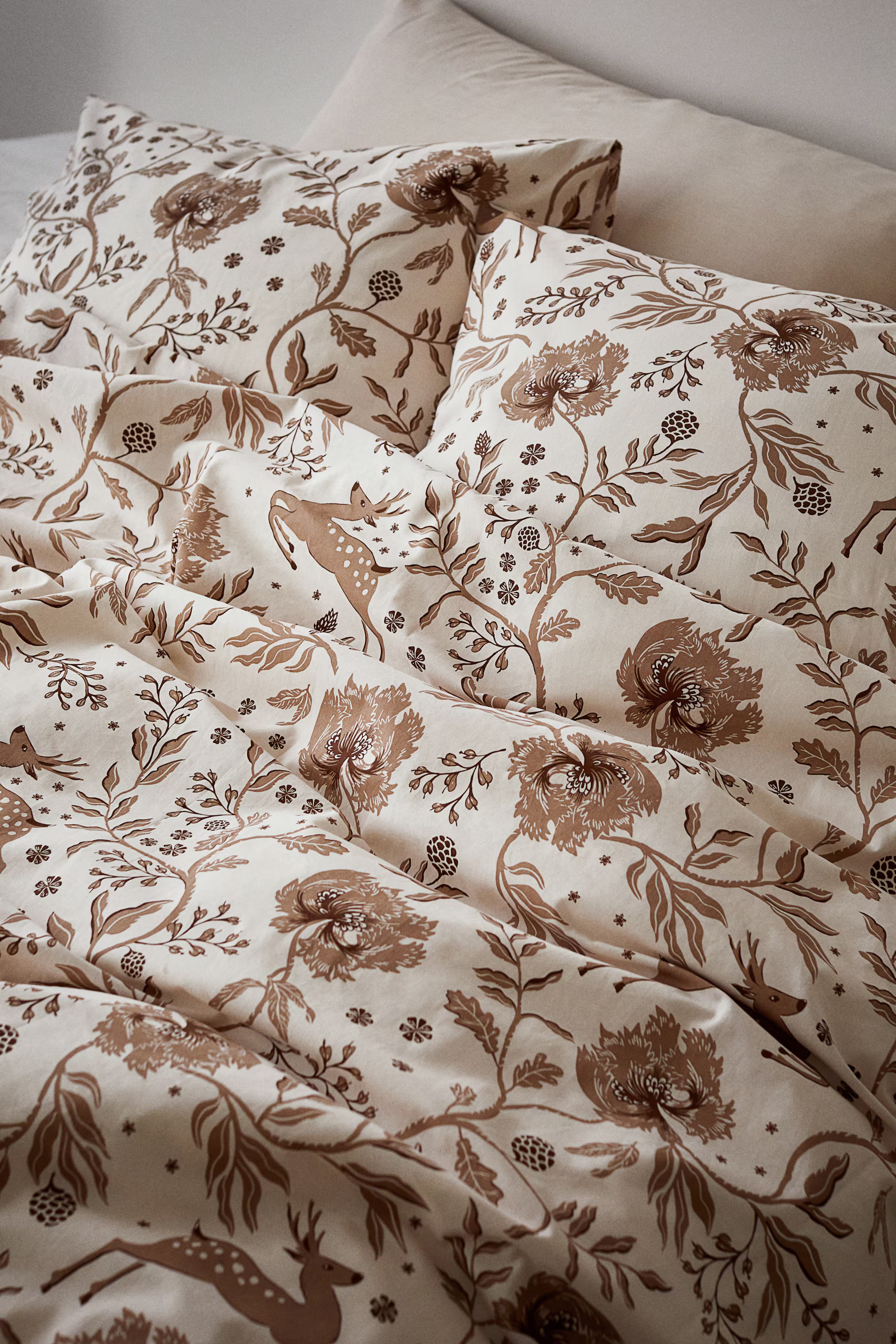 Patterned Cotton King/Queen Duvet Cover Set | H&M (US + CA)