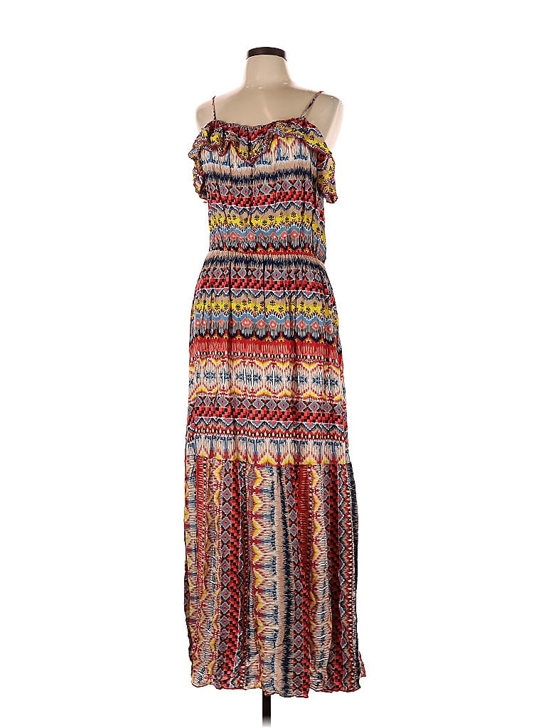 Easel 100% Cotton Orange Casual Dress Size L - 55% off | ThredUp