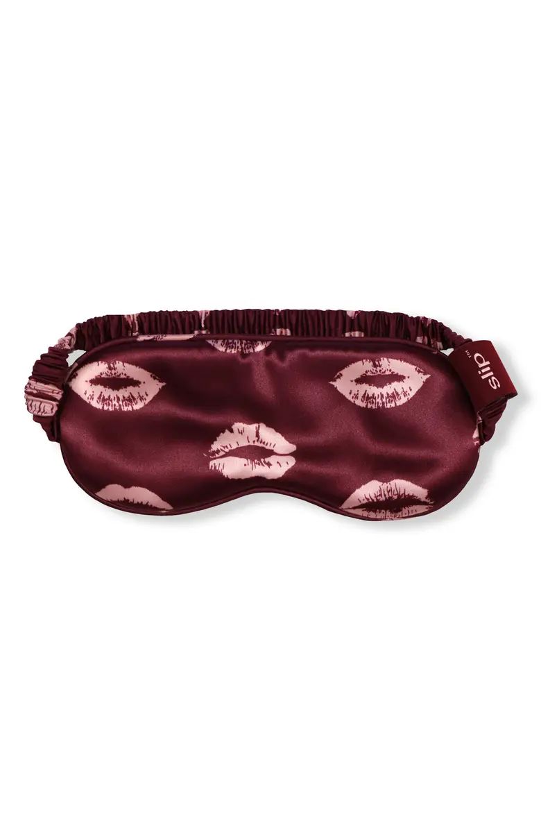 slip™ for beauty sleep Plum Kiss Sleep Mask | Nordstrom
