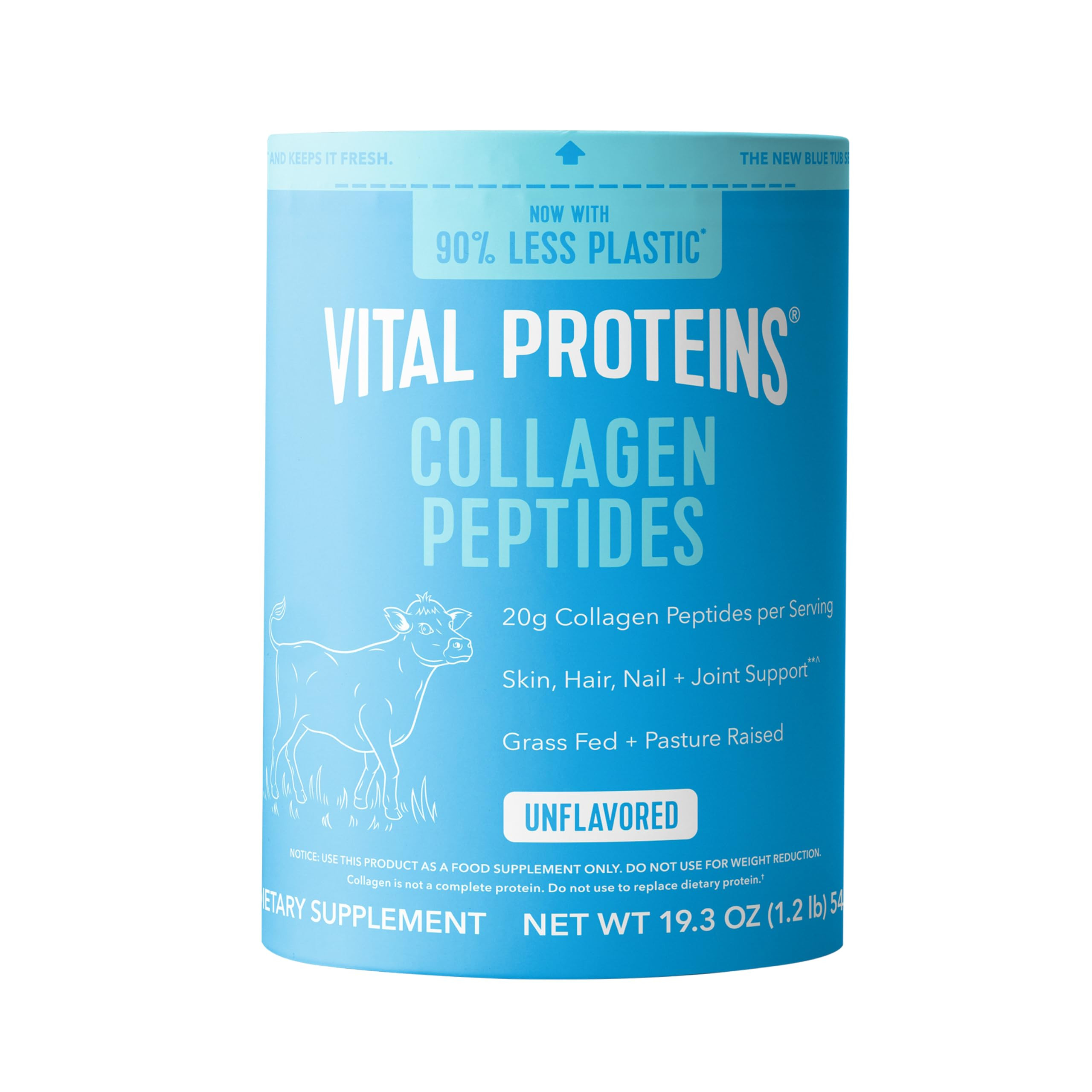 Vital Proteins Collagen Peptides Powder - Grass Fed Collagen Peptides for Hair, Nail, Skin, Bone ... | Amazon (US)