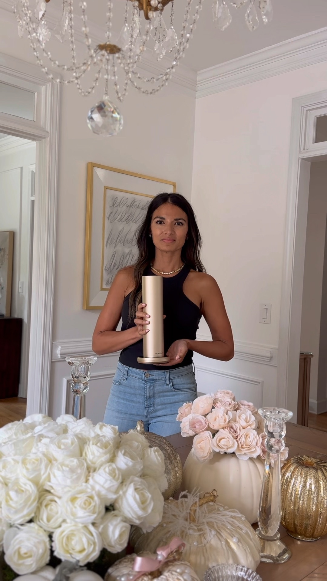 One of the first things people notice when they walk into your home is its scent.  [#ad]  I am using the @AromaTech AroMini BT diffuser to create a cozy fall experience with their pumpkin spice fragrance oil.  It is fall in a bottle!  The scent combines notes of pumpkin, cinnamon and vanilla cream.  Get 15% off your first order with code: Michelle15 via my LTK!

#aromatech

#LTKHome #LTKSeasonal