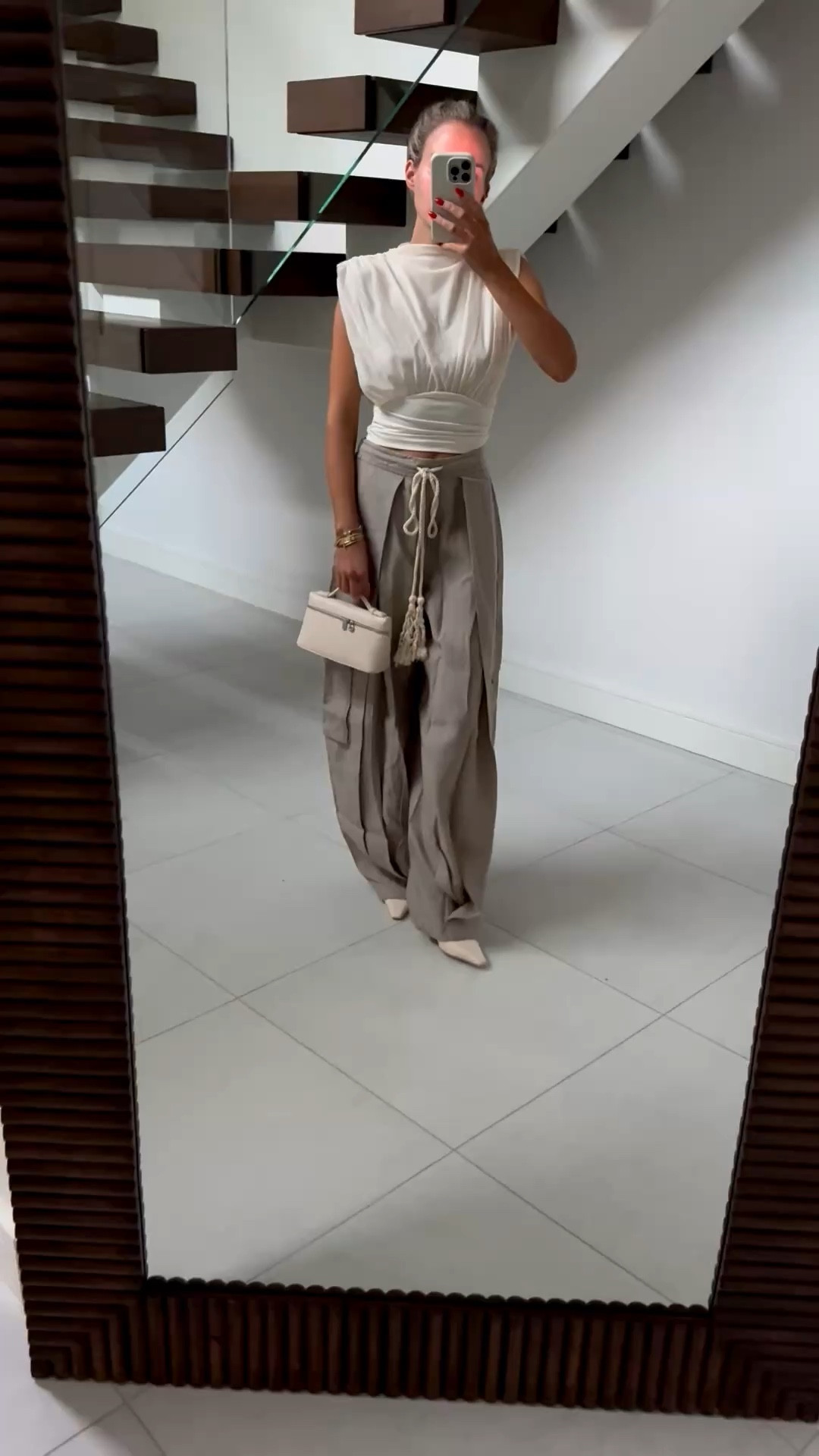 H&M Haul- outfit 1
I took size XS in top (runs small)
And size XS in trousers (run generous and long) I’m 5”3 for height ref 

#LTKtravel #LTKsummer #LTKuk